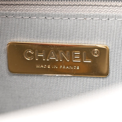 Chanel Lambskin Quilted Medium Chanel 19 Flap Grey 6 of 10