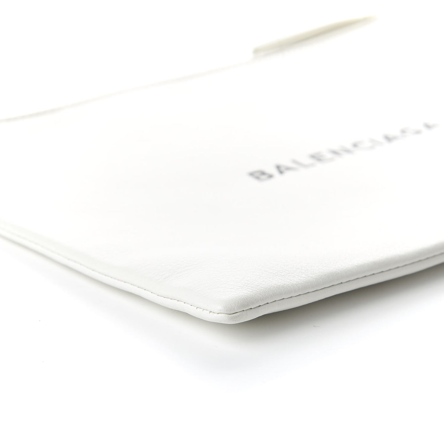 Calfskin Logo Everyday Second Bag White