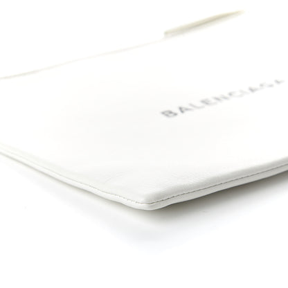 Balenciaga Calfskin Logo Everyday Second Bag White 6 of 12