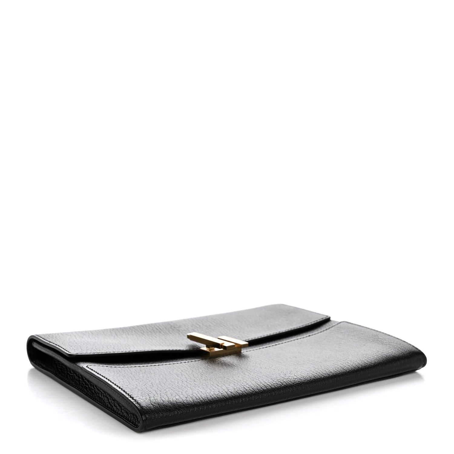 Hermes Chevre Mysore Cinhetic Clutch Black 4 of 10