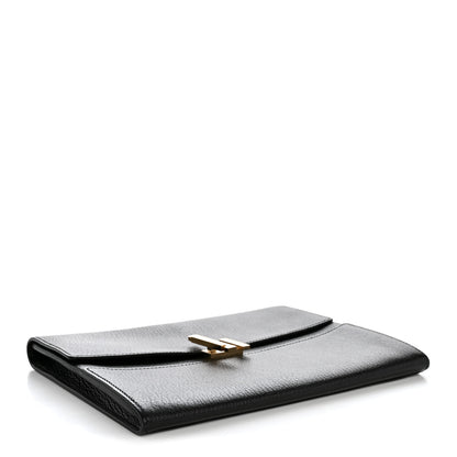 Hermes Chevre Mysore Cinhetic Clutch Black 4 of 10