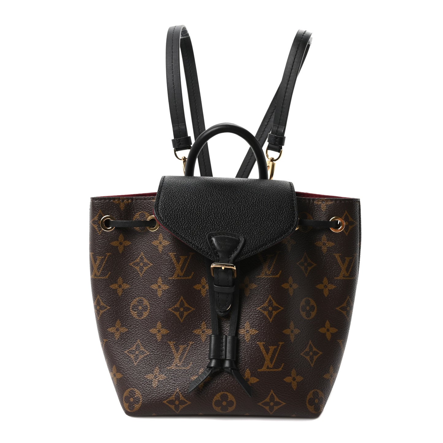 Monogram BB Montsouris NM Backpack Black Black