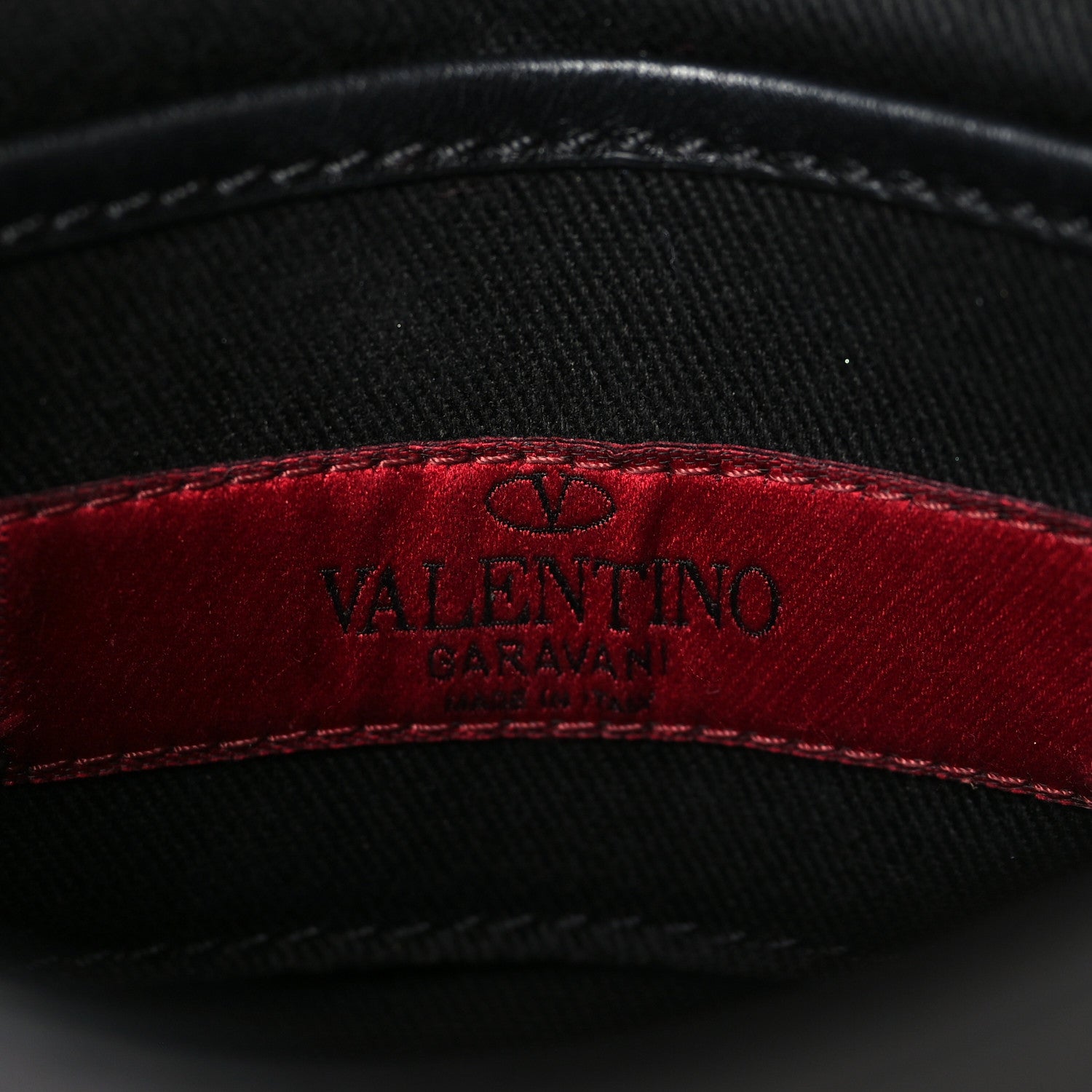 Valentino Garavani Pebbled Calfskin Rockstud Flip Lock Crossbody Bag Black 5 of 8