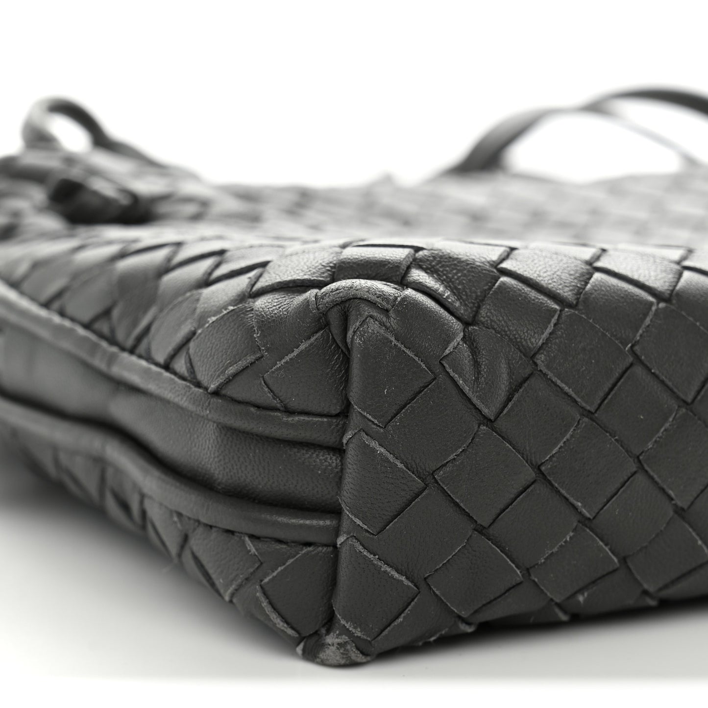 Nappa Intrecciato Nodini Crossbody Messenger New Light Grey