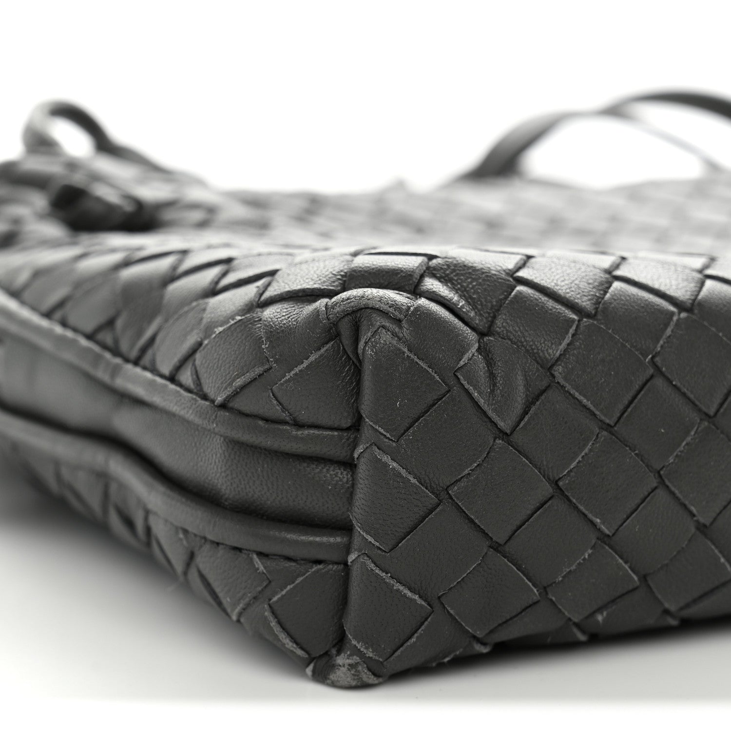 Bottega Veneta Nappa Intrecciato Nodini Crossbody Messenger New Light Grey 8 of 11