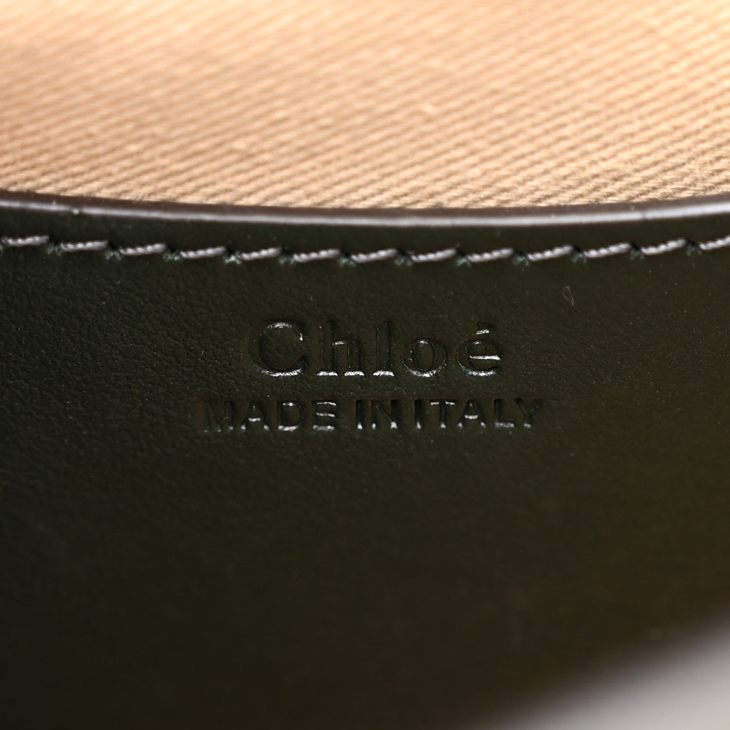Chloe Calfskin Suede Small Tess Bag Deep Forest 6 of 12