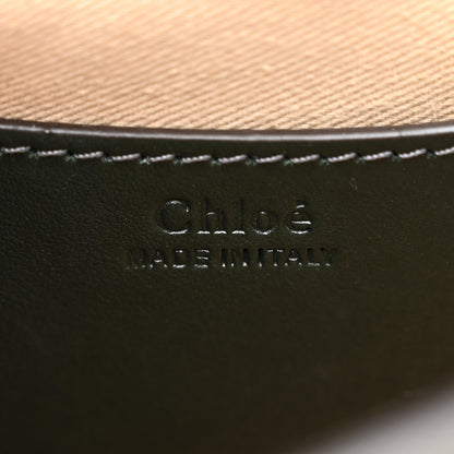 Chloe Calfskin Suede Small Tess Bag Deep Forest 6 of 12