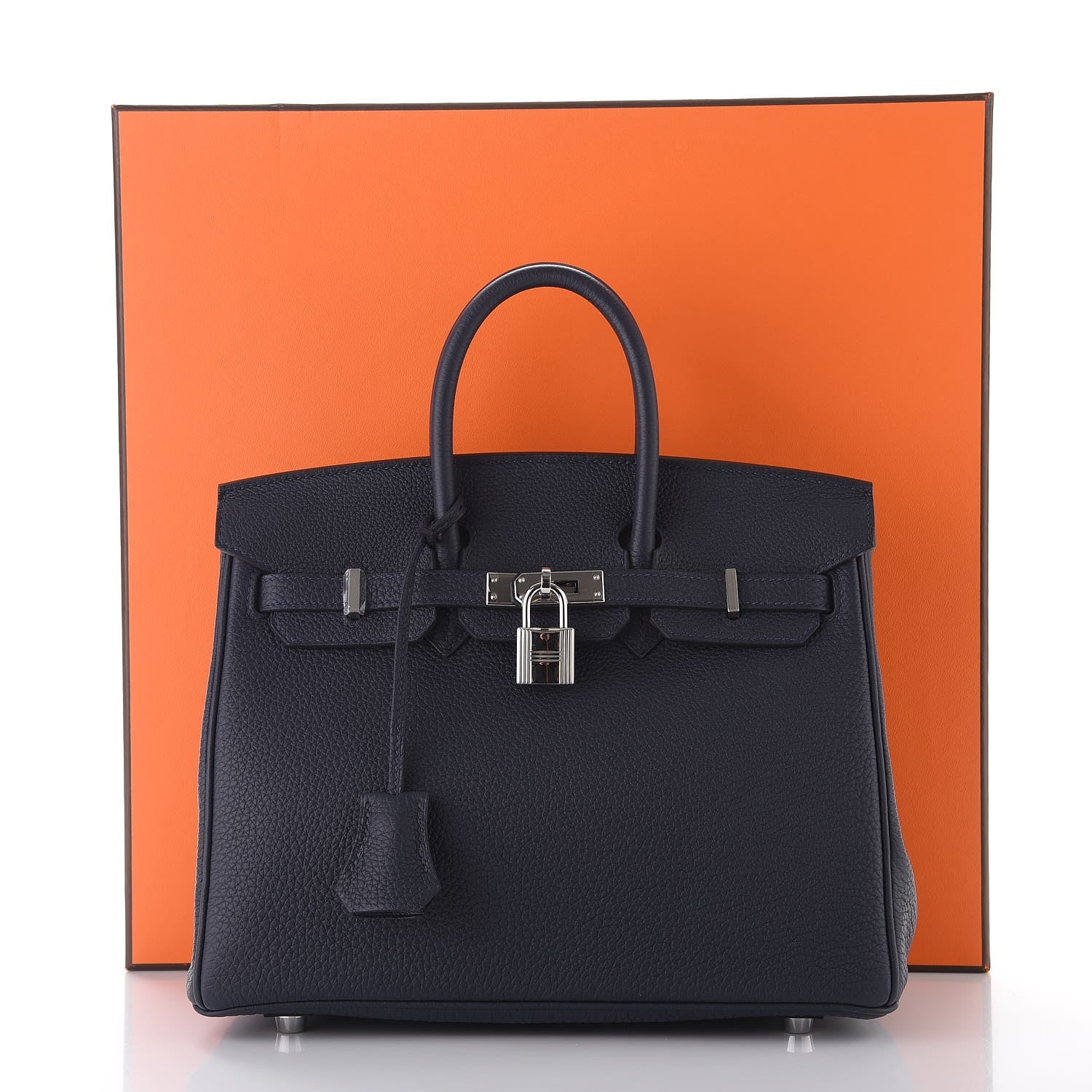 Hermes Togo Birkin 25 Bleu Nuit 37 of 37