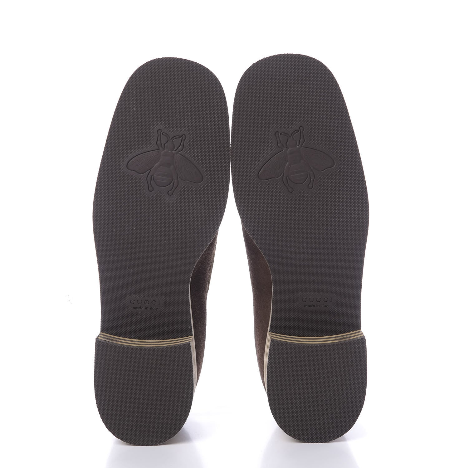 Gucci Velvet GG Monogram Thompson Derby Loafers 37 Vintage Cocoa Brown 7 of 10