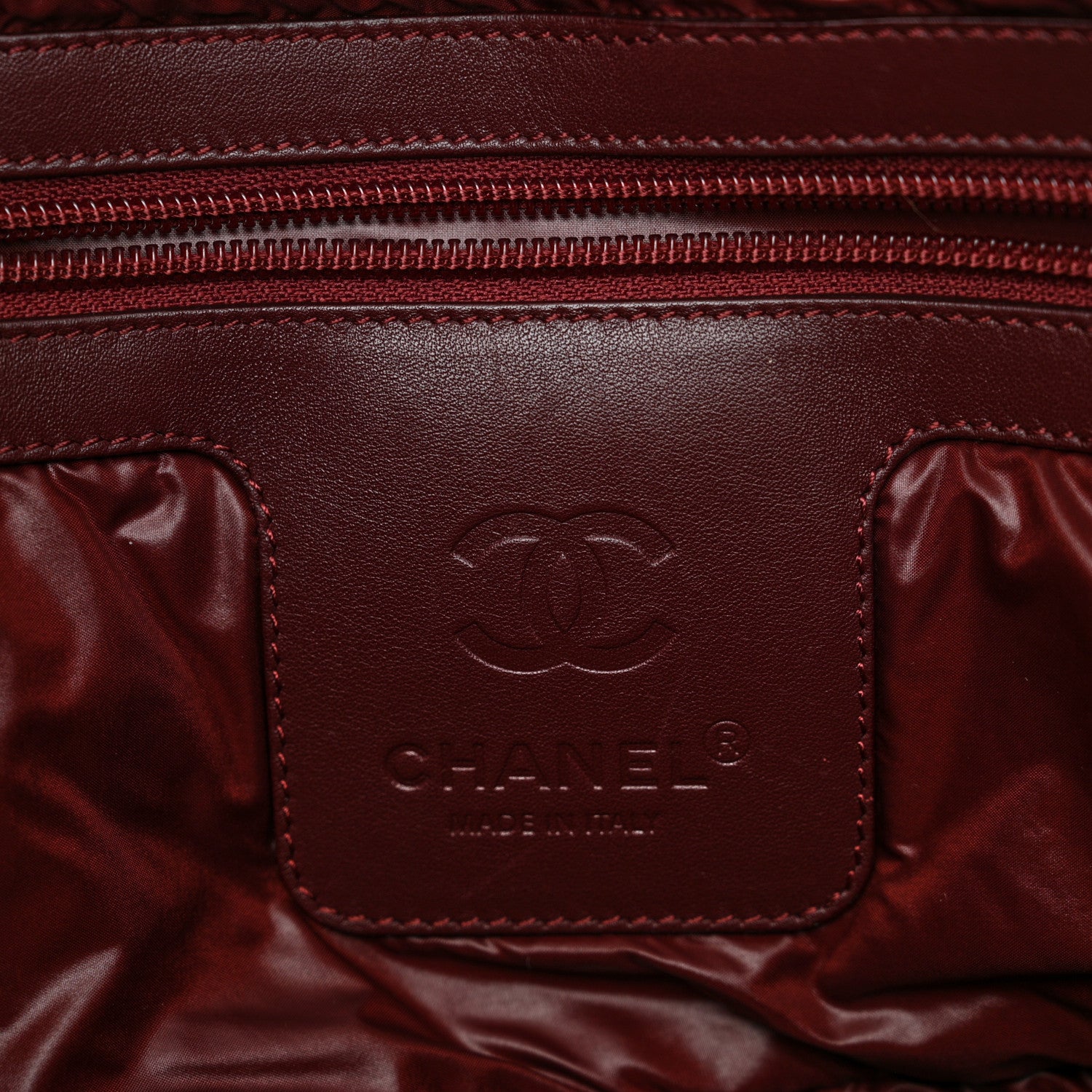 Chanel Nylon Quilted Large Coco Cocoon Tote Black 6 of 11