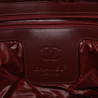 Chanel Nylon Quilted Large Coco Cocoon Tote Black 6 of 11