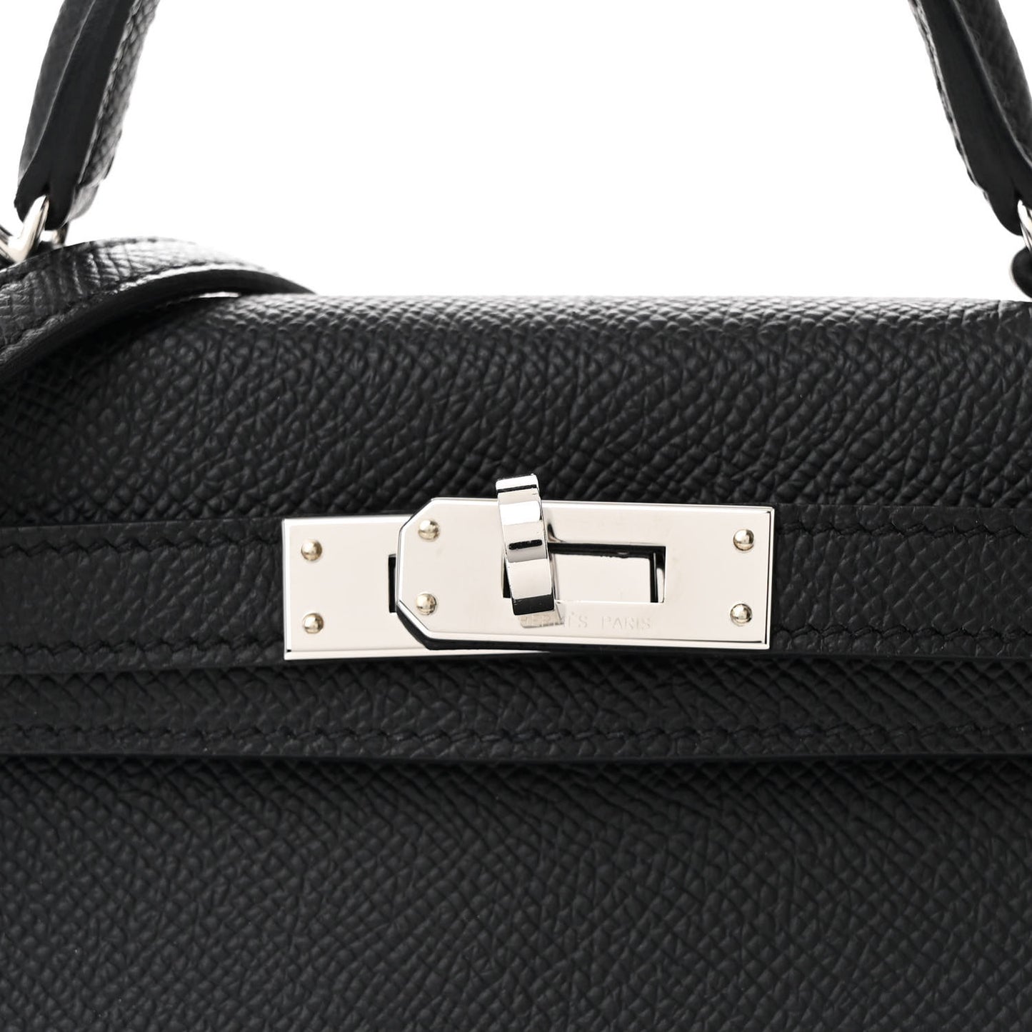 Epsom Mini Kelly Sellier 20 Black