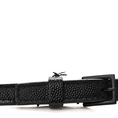 Saint Laurent Grain De Poudre Medium Classic Monogram Multicolor Graphic Print Lou Camera Bag Black 8 of 12