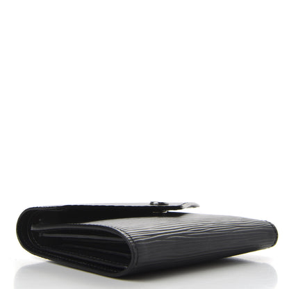 Louis Vuitton Epi Victorine Wallet Black 4 of 7