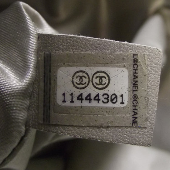 Chanel Leather Baby Coco Cabas Argent Fonce 9 of 12