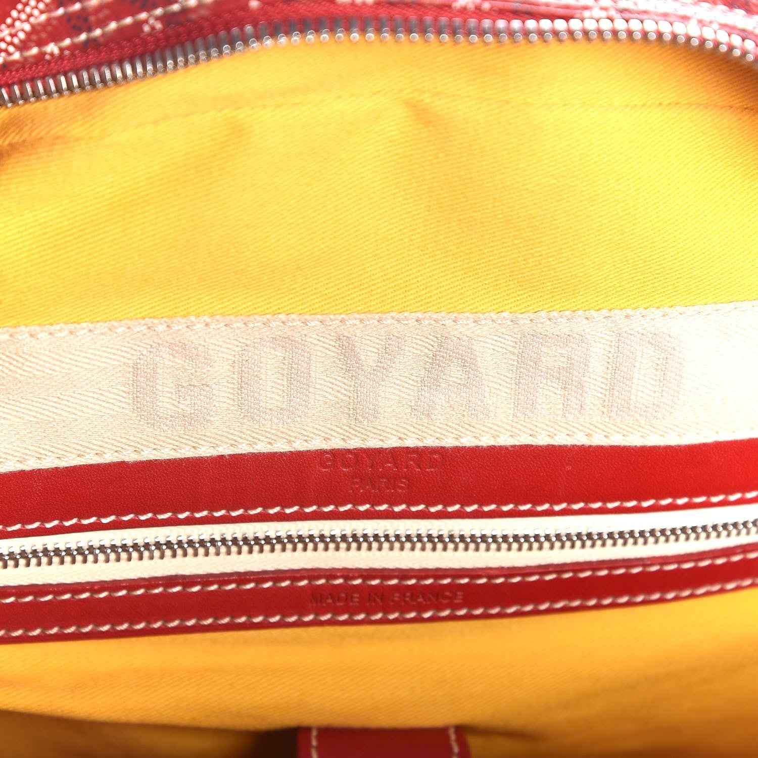 Goyard Goyardine Saint Jeanne GM Bowler Red 6 of 12