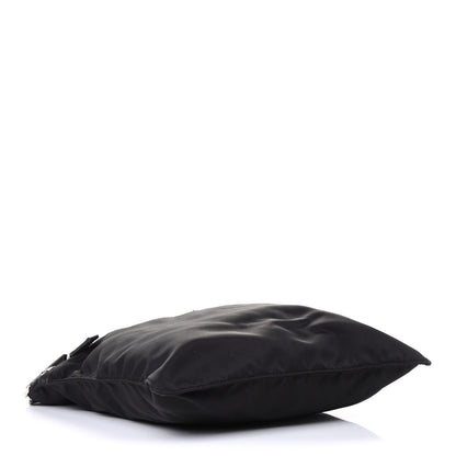 Prada Nylon Vela Flat Messenger Bag Black 3 of 4