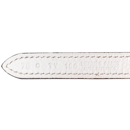 Hermes Swift Epsom 13mm Mini Laquee Reversible Belt 70 Etoupe White 4 of 7