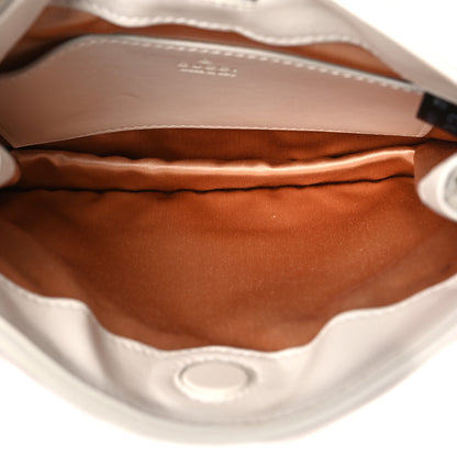 Gucci Calfskin Horsebit Slim Shoulder Bag White 5 of 9