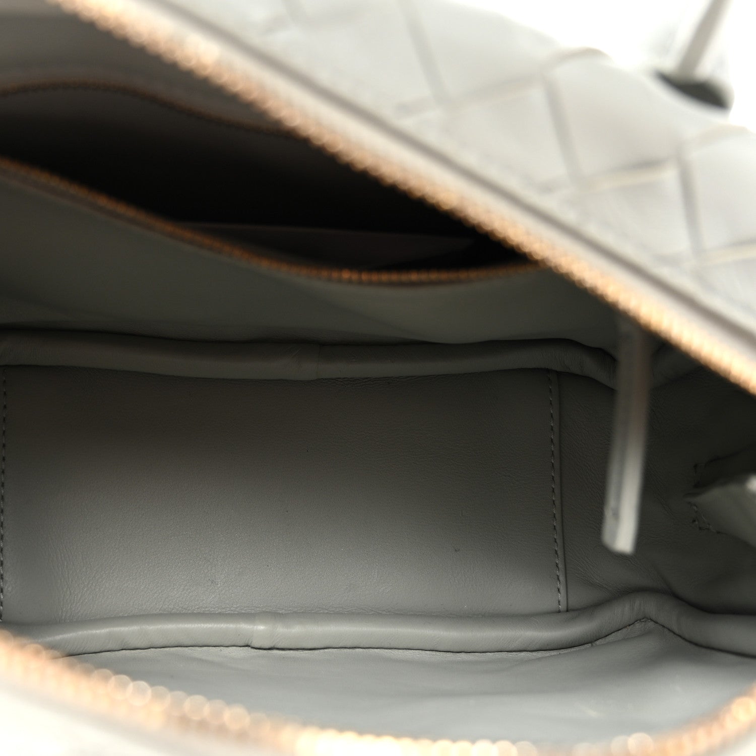 Bottega Veneta Lambskin Intrecciato Small Getaway Agate Grey 5 of 9