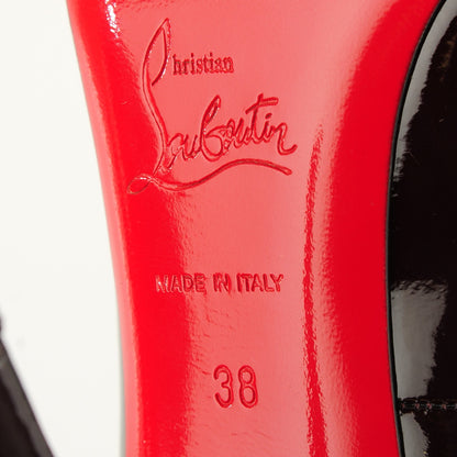 Christian Louboutin Patent Particule 100 Pumps 38 Plum 6 of 6