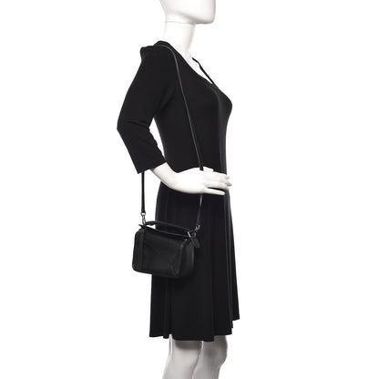 Loewe Calfskin Mini Puzzle Bag Black 2 of 10