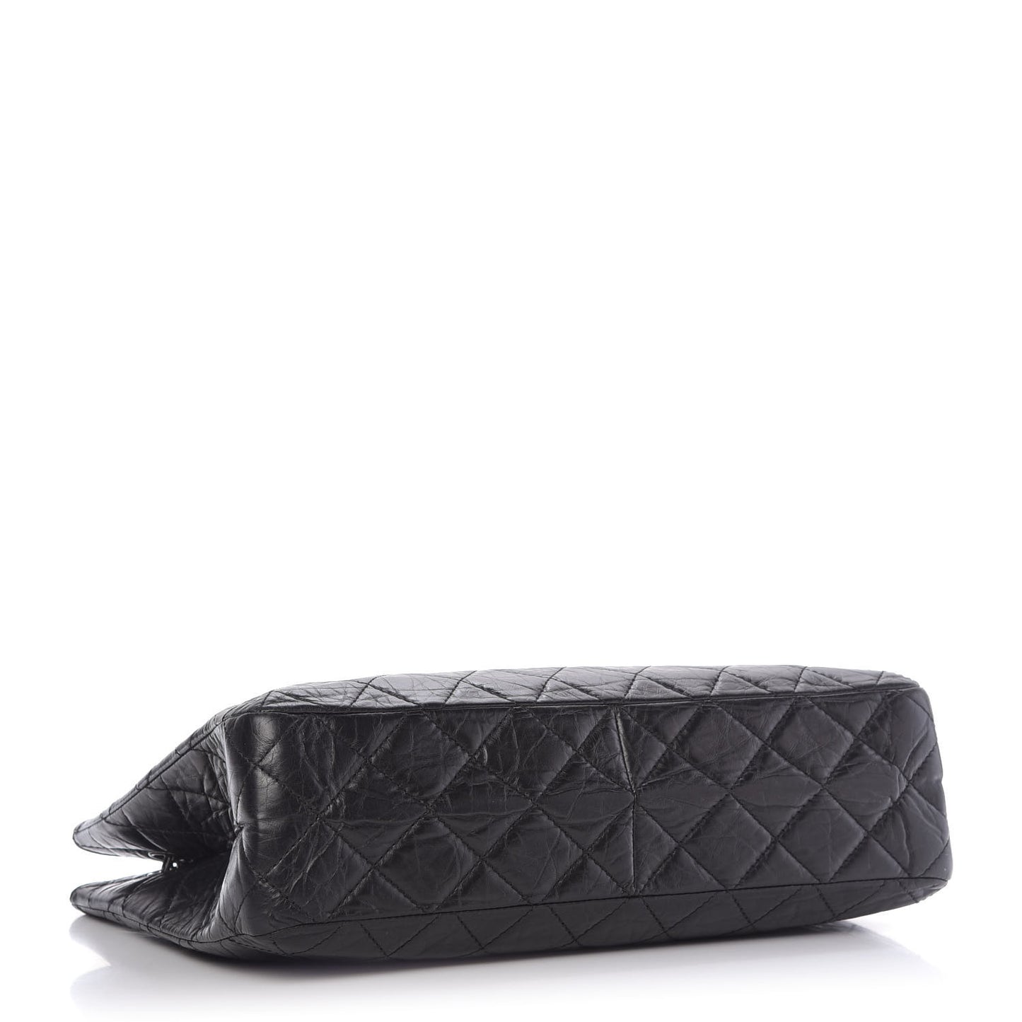 Aged Calfskin Quilted Reissue 2.55 Tote Black