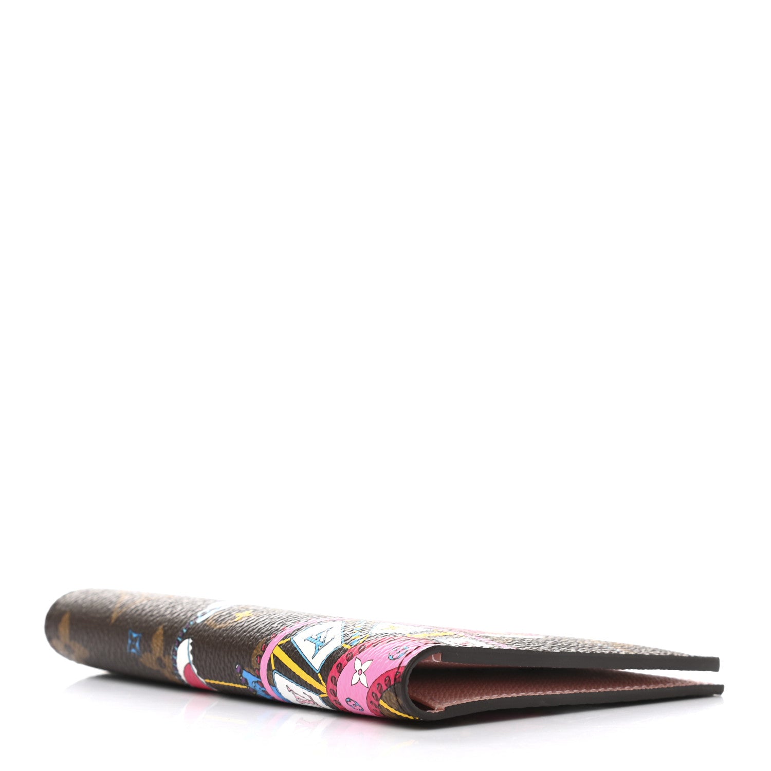 Louis Vuitton Monogram 2020 Christmas Animation Big Wheel Passport Cover Rose Ballerine 4 of 7