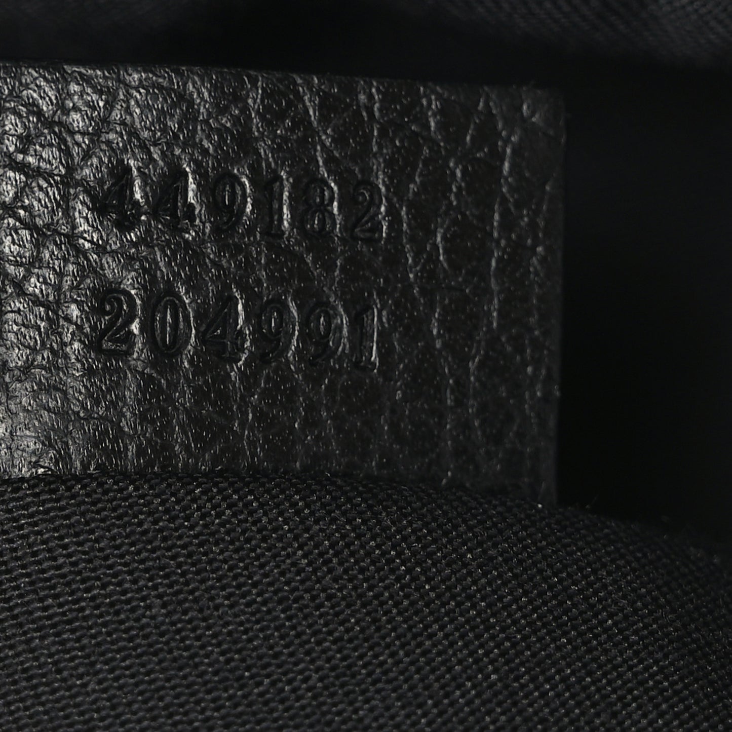 Nylon Monogram Fanny Pack Belt Bag Black