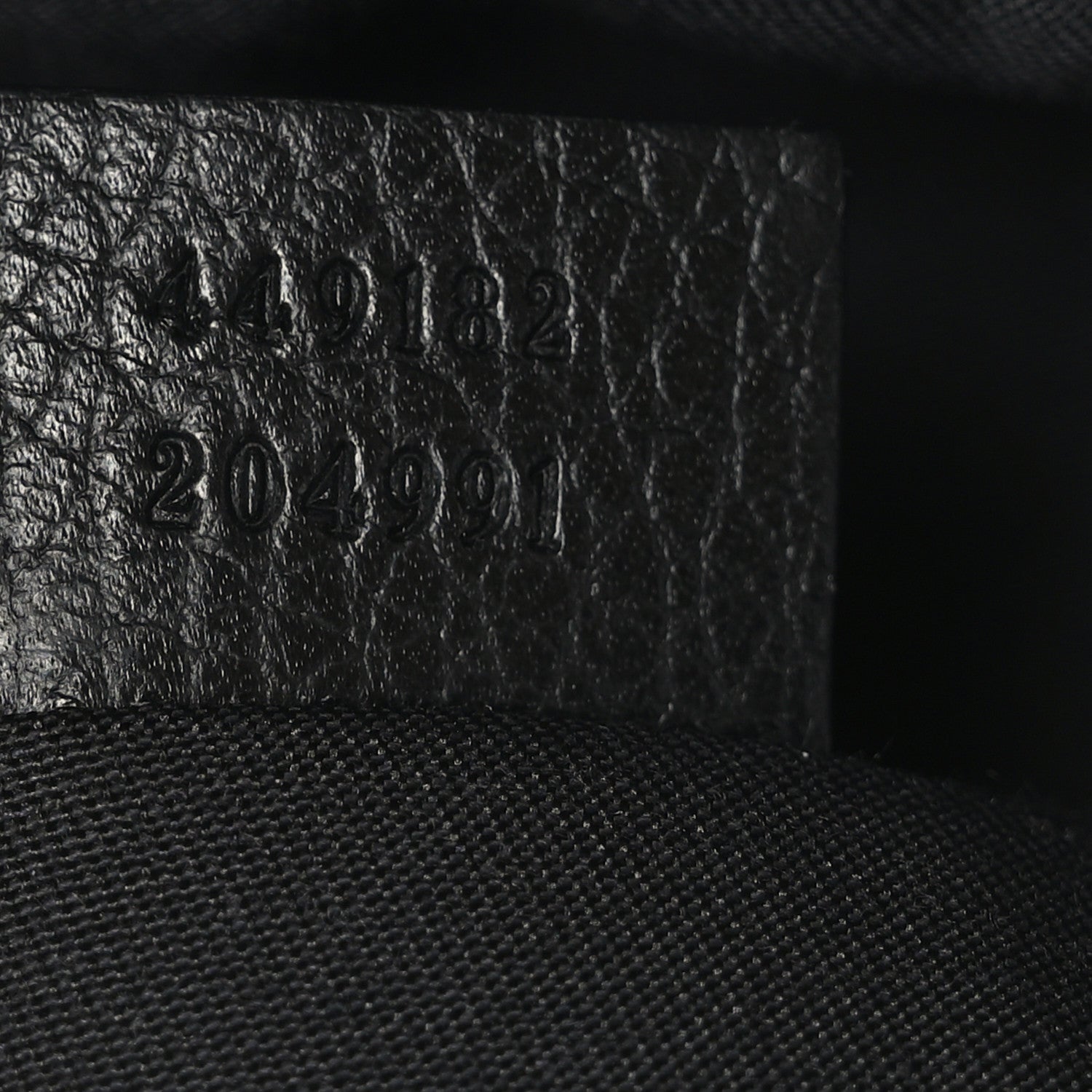 Gucci Nylon Monogram Fanny Pack Belt Bag Black 8 of 10