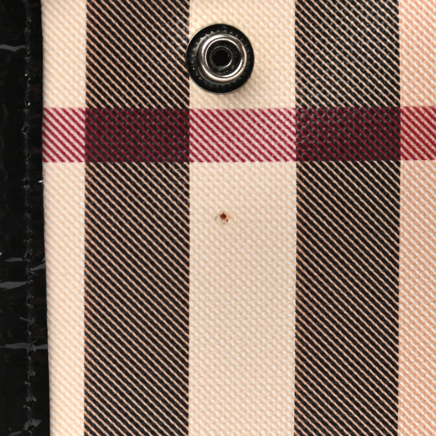 House Check Zip Pouch Black