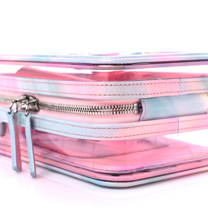 Chanel PVC Patent Calfskin Patent Lambskin Vertical Vanity Case Pink 8 of 9