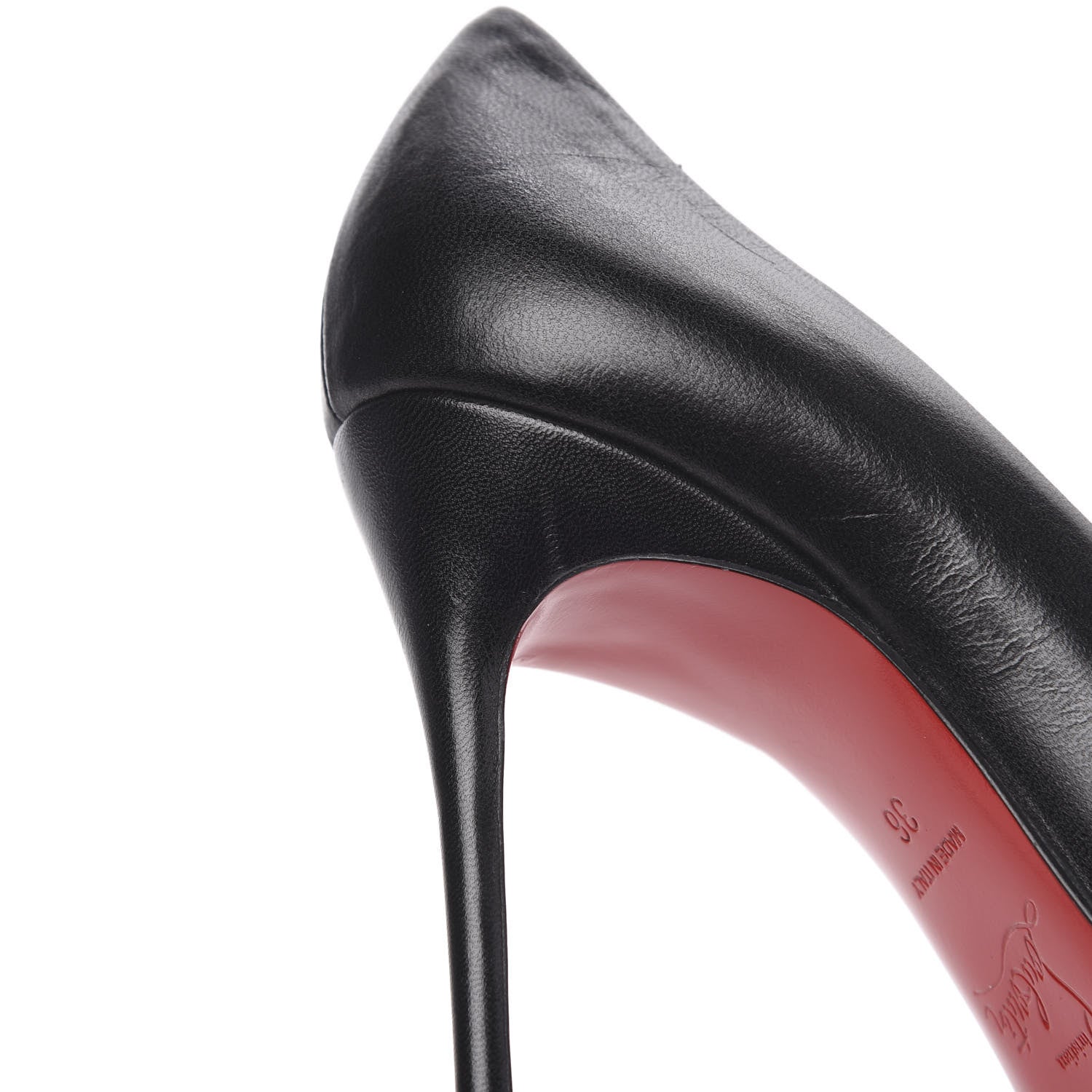 Christian Louboutin Shiny Nappa 100 Pumps 36 Black 9 of 10