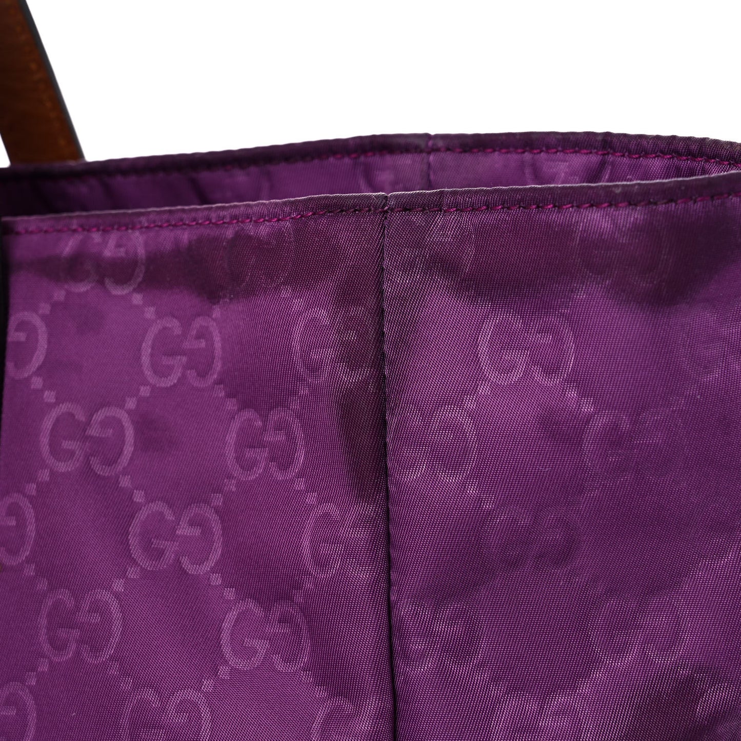 Nylon Guccissima Medium Tote Purple