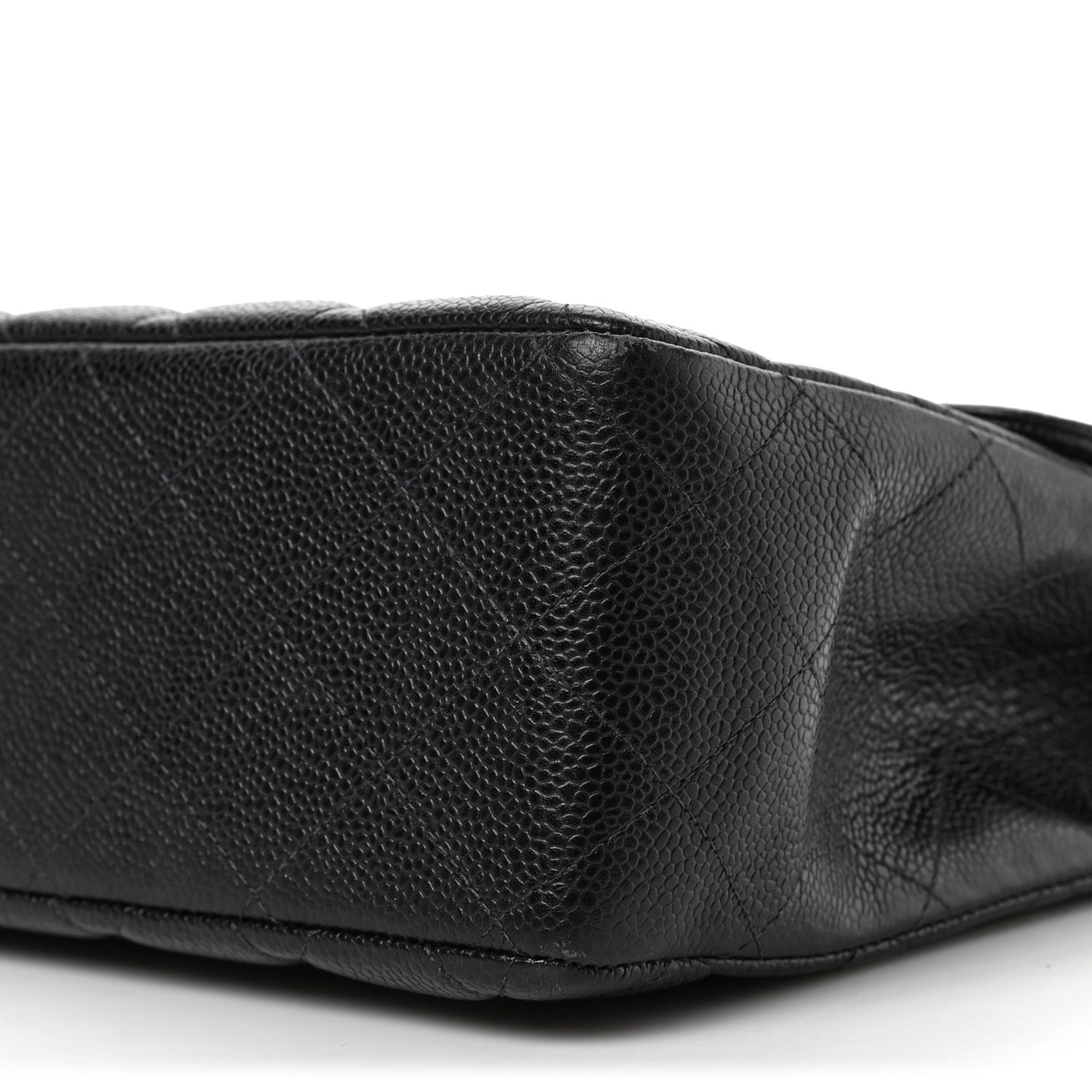 Caviar Quilted Jumbo Single Flap Black