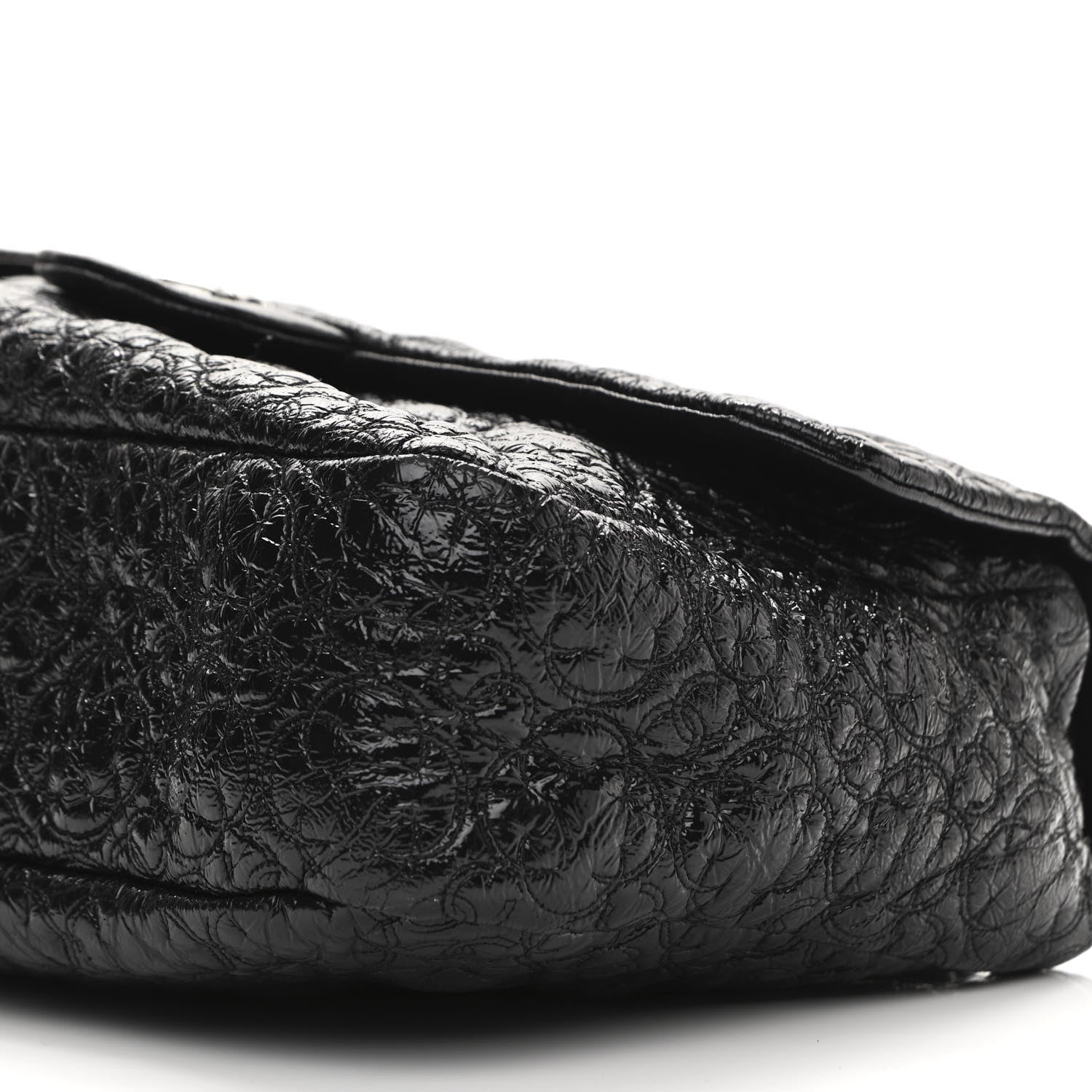 Chanel Vinyl Rock In Moscow Single Flap Black 10 of 10