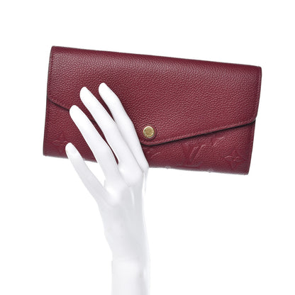 Louis Vuitton Empreinte Sarah Wallet Raisin 2 of 8