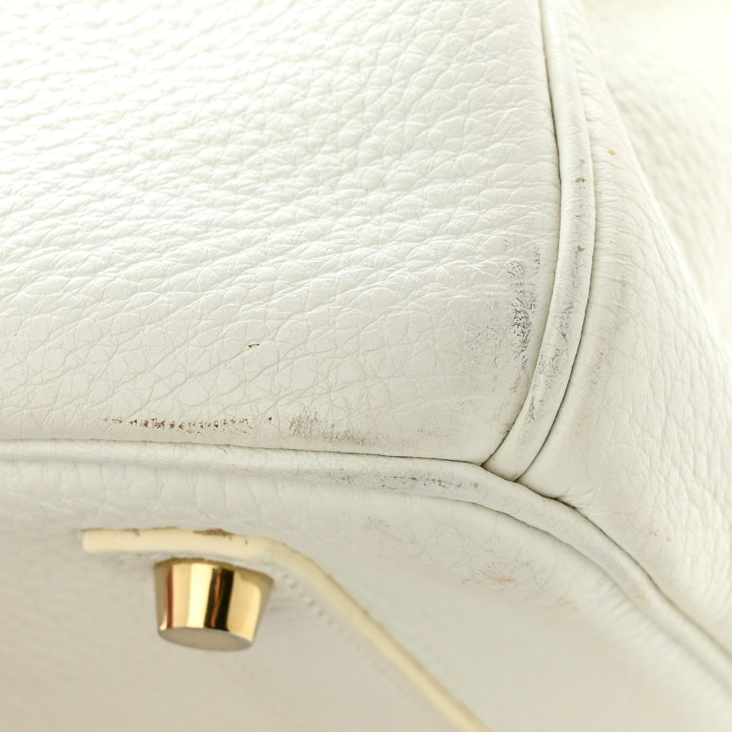 Taurillon Clemence Birkin 35 White
