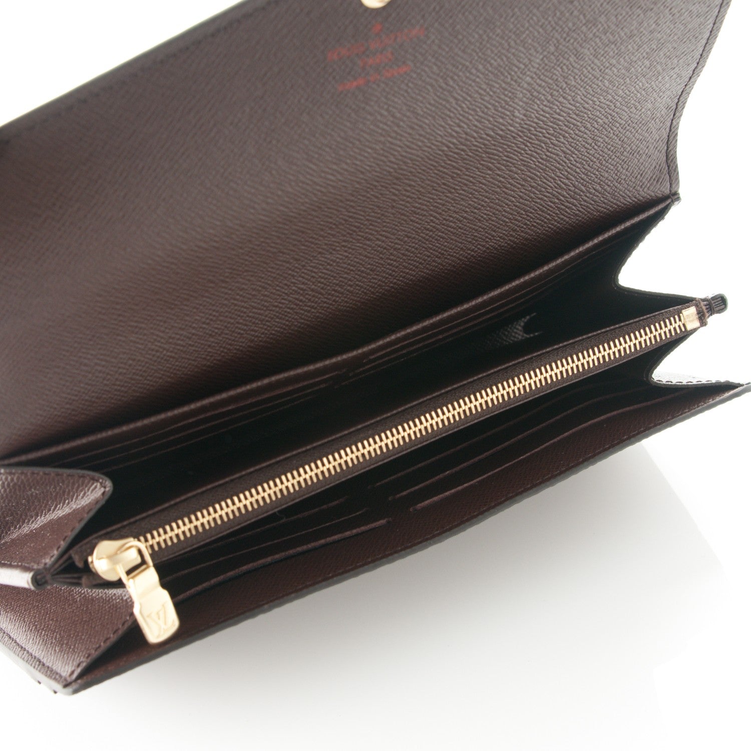 Louis Vuitton Damier Ebene Sarah Wallet NM 5 of 6