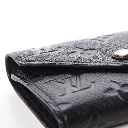 Louis Vuitton Empreinte Victorine Wallet Black 9 of 9