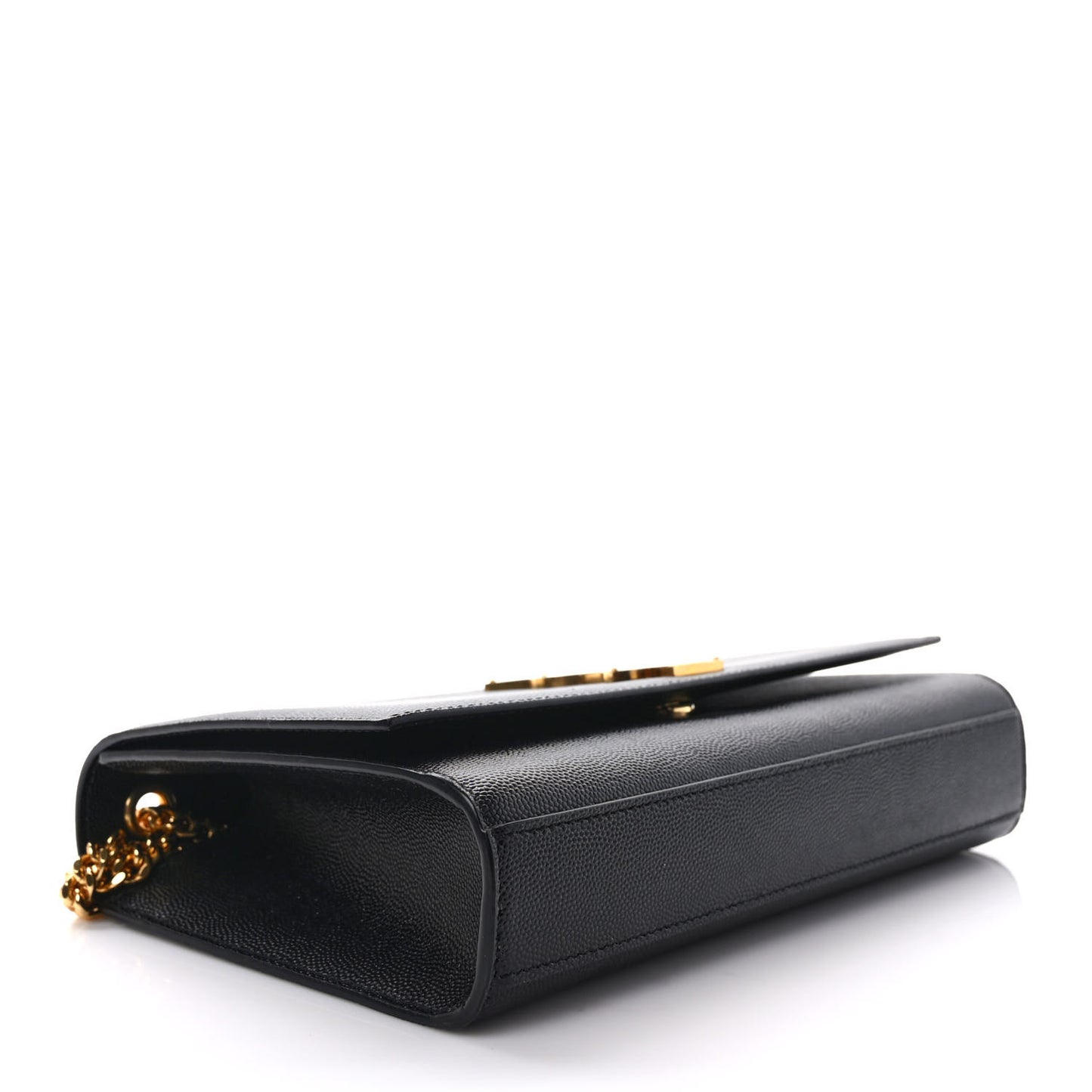 Grain De Poudre Medium Classic Monogram Kate Satchel Black
