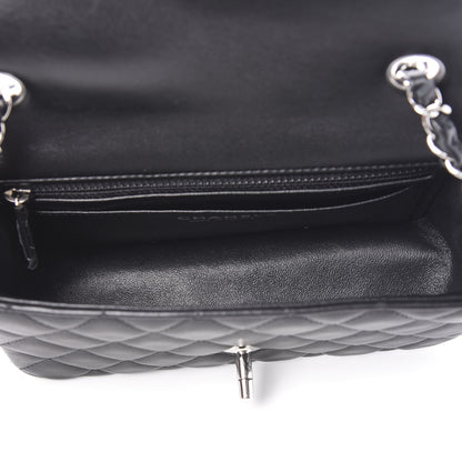 Chanel Lambskin Quilted Mini Rectangular Flap Black 4 of 9