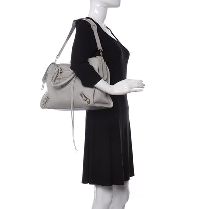 Balenciaga Chevre Gold Metallic Edge Hardware City Gris Perle 2 of 10