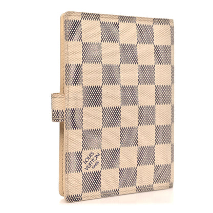 Louis Vuitton Damier Azur Small Ring Agenda Cover 3 of 9