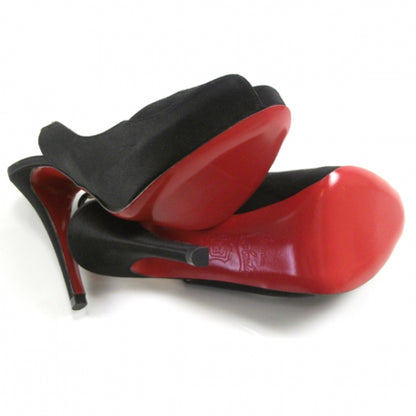 Christian Louboutin Satin Burma Haute Serrure 120 Pumps 35.5 5 of 7