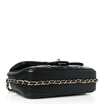 Chanel Lambskin Quilted Mini My Precious Flap Black 4 of 9