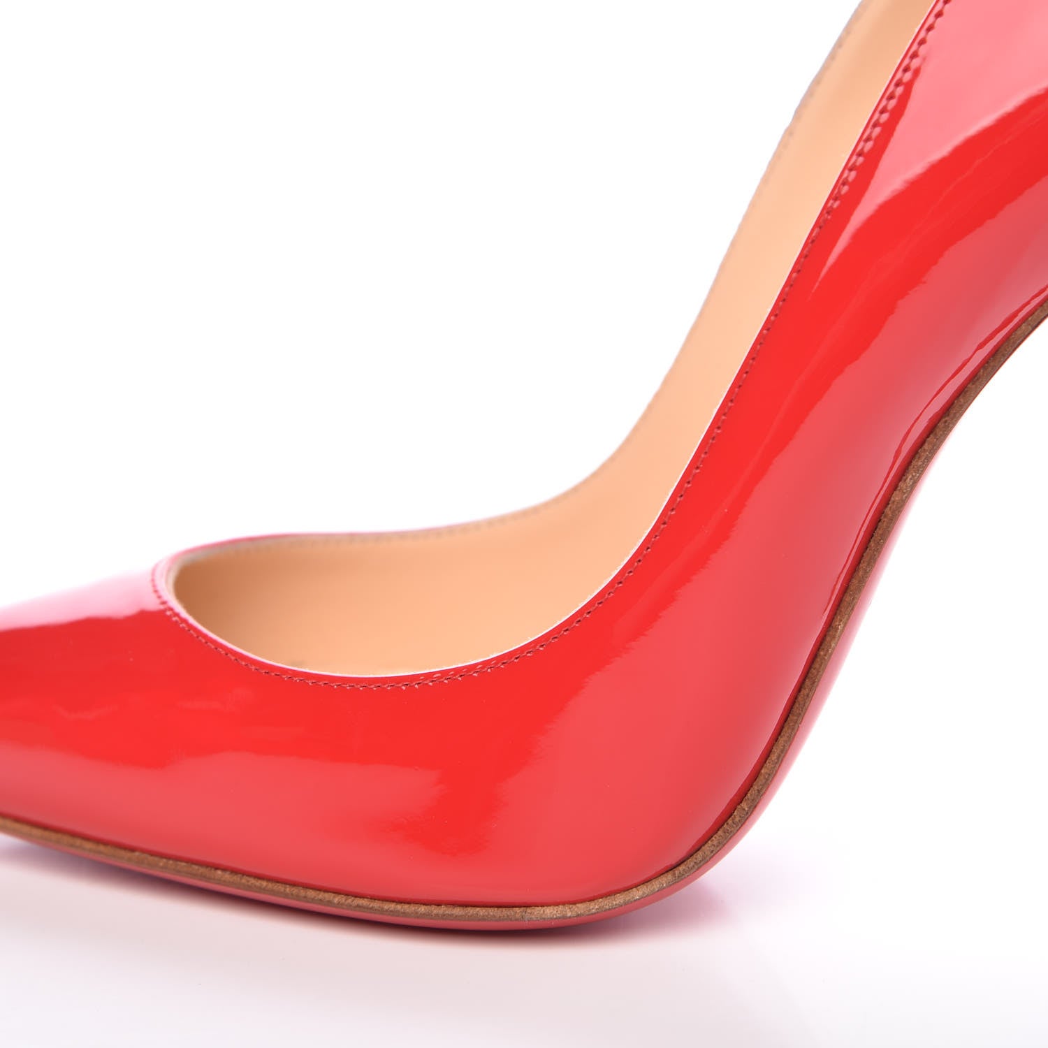 Christian Louboutin Patent Pigalle Follies 100 Pumps 37 Pavot 8 of 12