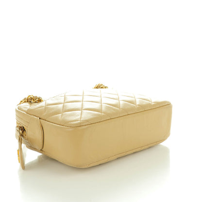 Chanel Lambskin Quilted Camera Case Beige 4 of 7