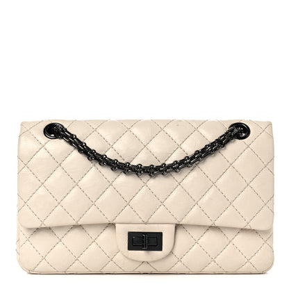 Chanel Aged Calfskin Quilted 2.55 Reissue 225 Flap White 1 of 22