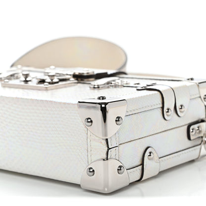 Louis Vuitton Karung Petite Malle White Petrol 9 of 9